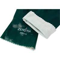Double Dipped Green Gloves, 12" L, PVC, Cotton Jersey Inner Lining, 70-mil Advanced Consulting and Training Ltd.