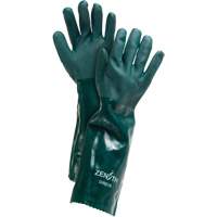 Double Dipped Green Gloves, 18" L, PVC, Cotton Jersey Inner Lining, 70-mil Advanced Consulting and Training Ltd.