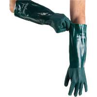 Double Dipped Green Gloves, 18" L, PVC, Cotton Jersey Inner Lining, 70-mil Advanced Consulting and Training Ltd.