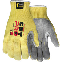 CutPro&reg; Cut Resistant Work Gloves with Split Leather Palm, Size Small, 7 Gauge, Kevlar&reg; Shell, ASTM ANSI Level A3 Advanced Consulting and Training Ltd.