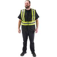 CSA Compliant Surveyor Vest, Black, Medium, Polyester Advanced Consulting and Training Ltd.