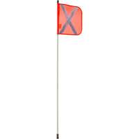 Heavy-Duty Safety Whip, Threaded Mount, 5' High, Orange with Reflective X Advanced Consulting and Training Ltd.