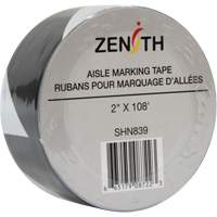 Ruban pour marquage d'all&eacute;es, 2" x 108', PVC, Noir et blanc Advanced Consulting and Training Ltd.