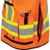 6680 High-Visibility Antimicrobial Mesh-Back Surveyor Vest, High Visibility Orange, Small, Polyester Advanced Consulting and Training Ltd.