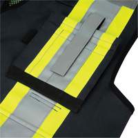 6679 High-Visibility Antimicrobial Mesh-Back Surveyor Vest, Black, Small, Polyester Advanced Consulting and Training Ltd.