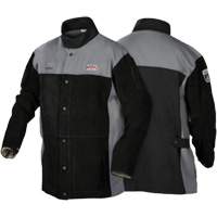 Veste de soudage FR robuste de s&eacute;rie XVI, Cuir, Moyen, Noir Advanced Consulting and Training Ltd.
