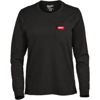 GRIDIRON Long Sleeve Pocket T-Shirt, Women's, X-Small, Black Advanced Consulting and Training Ltd.