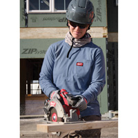 GRIDIRON Long Sleeve Pocket T-Shirt, Women's, X-Small, Blue Advanced Consulting and Training Ltd.
