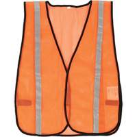 Compact Mesh Safety Vest, High Visibility Orange, Polyester Advanced Consulting and Training Ltd.
