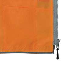 Pioneer Mesh Back Zip Front Surveyor Safety Vest, High Visibility Orange, Small, Polyester Advanced Consulting and Training Ltd.