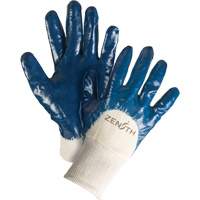 Medium-Weight Interlock Lined Gloves, 9/Large, Nitrile Coating, Cotton Shell Advanced Consulting and Training Ltd.