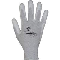 KnitActiv Electrostatic Dissipative Low-Linting White Gloves, 5, Polyurethane Coating, 13 Gauge, Nylon/Cotton Shell Advanced Consulting and Training Ltd.