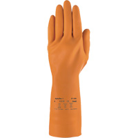 Gants robustes r&eacute;sistants aux produits chimiques AlphaTec 87-208, Taille 7, 12,8" lo, Latex de caoutchouc, Doublure en Coton/Ouat&eacute;e, 29,5 mils Advanced Consulting and Training Ltd.