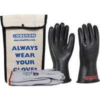 Ensemble de gants en caoutchouc pour l'&eacute;lectricit&eacute; de classe 0, 8, 11" lo, 20 cal/cm², NFPA 70E Advanced Consulting and Training Ltd.