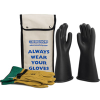Ensemble de gants en caoutchouc pour l'&eacute;lectricit&eacute; de classe 1, 8, 14" lo, 37 cal/cm², NFPA 70E Advanced Consulting and Training Ltd.