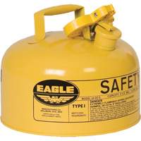 Bidon de s&eacute;curit&eacute; pour le diesel, Type I, Acier galvanis&eacute;, 2 gal. US, Jaune, Homologu&eacute; FM/List&eacute; UL/ULC Advanced Consulting and Training Ltd.