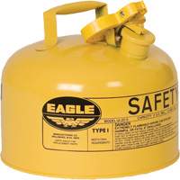 Bidon de s&eacute;curit&eacute; pour le diesel, Type I, Acier galvanis&eacute;, 2,5 gal. US, Jaune, Homologu&eacute; FM/List&eacute; UL/ULC Advanced Consulting and Training Ltd.