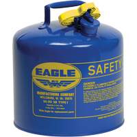 Bidon de s&eacute;curit&eacute; pour le k&eacute;ros&egrave;ne, Type I, Acier galvanis&eacute;, 5 gal. US, Bleu, Homologu&eacute; FM/List&eacute; UL/ULC Advanced Consulting and Training Ltd.