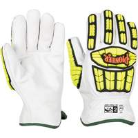 Cut and Impact-Resistant Gloves, Small, Goatskin Palm, Gauntlet Cuff Advanced Consulting and Training Ltd.