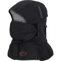 Doublure matelass&eacute;e ignifug&eacute;e Pioneer 765A pour casque de s&eacute;curit&eacute; avec un long cou et embout buccal amovible, Noir/Gris, Coton/FR-Tech/Modacrylique/Nylon Advanced Consulting and Training Ltd.