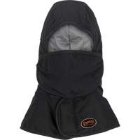 Doublure matelass&eacute;e ignifug&eacute;e Pioneer 765A pour casque de s&eacute;curit&eacute; avec un long cou et embout buccal amovible, Noir/Gris, Coton/FR-Tech/Modacrylique/Nylon Advanced Consulting and Training Ltd.