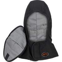 Doublure matelass&eacute;e ignifug&eacute;e Pioneer 765A pour casque de s&eacute;curit&eacute; avec un long cou et embout buccal amovible, Noir/Gris, Coton/FR-Tech/Modacrylique/Nylon Advanced Consulting and Training Ltd.