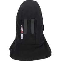 Doublure matelass&eacute;e ignifug&eacute;e Pioneer 765A pour casque de s&eacute;curit&eacute; avec un long cou et embout buccal amovible, Noir/Gris, Coton/FR-Tech/Modacrylique/Nylon Advanced Consulting and Training Ltd.
