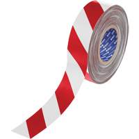 Ruban de marquage pour plancher ToughStripe Max, 2" x 100', Polyester, Rouge et blanc Advanced Consulting and Training Ltd.