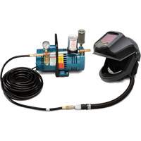 1-Worker DEFENDER Supplied Air Shield & Flip-Front Welding Helmet System Advanced Consulting and Training Ltd.