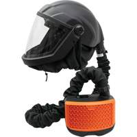 Respirateur &agrave; adduction d'air purifi&eacute; avec visi&egrave;re et ensemble de ventilation PEAKAIR DEFENDER, Respirateur &agrave; masque, Pile Lithium-ion Advanced Consulting and Training Ltd.