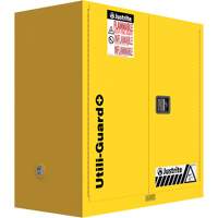 Armoire de s&eacute;curit&eacute; pour produits inflammables Utili-Guard+, 30 gal., 1 Porte(s), 43" La x 44" h x 22" p Advanced Consulting and Training Ltd.