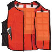 Veste de refroidissement &agrave; changement de phase l&eacute;g&egrave;re avec sachets de recharge Chill-Its 6260, Petit/Moyen, Orange Advanced Consulting and Training Ltd.