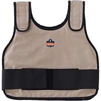 Veste de refroidissement &agrave; changement de phase standard avec sachets de recharge Chill-Its 6230, Petit/Moyen, Khaki Advanced Consulting and Training Ltd.