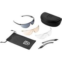 Gunfire 2.0 Ballistic Protection Safety Glasses Kit, Clear/Smoke/Copper Lens, Anti-Fog/Anti-Scratch, ANSI Z87+ Advanced Consulting and Training Ltd.