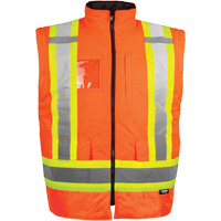 Manteau haute visibilit&eacute; 7-en-1, Polyester, Orange haute visibilit&eacute;, T-petit Advanced Consulting and Training Ltd.