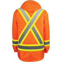 Manteau haute visibilit&eacute; 7-en-1, Polyester, Orange haute visibilit&eacute;, T-petit Advanced Consulting and Training Ltd.