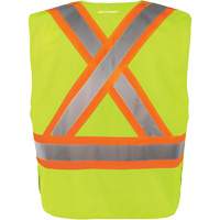 High-Visibility 5-Point Tear Away Vest, High Visibility Orange, Medium/Small, Polyester Advanced Consulting and Training Ltd.