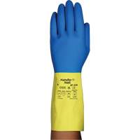 Gants r&eacute;sistants aux produits chimiques AlphaTec 87-224, Taille 7, 12,8" lo, N&eacute;opr&egrave;ne/Latex de caoutchouc, Doublure en Coton/Ouat&eacute;e, 26,8 mils Advanced Consulting and Training Ltd.