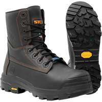 Metpro Flex Work Boots with Metguard, Leather, Size 4, Impermeable Advanced Consulting and Training Ltd.