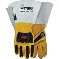 Gants r&eacute;sistants &agrave; leau Storm Trooper, Petit, Paume en Cuir de vache, Poignet Manchette Advanced Consulting and Training Ltd.