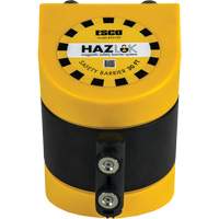 Syst&egrave;me de barri&egrave;re de s&eacute;curit&eacute; HAZLOK, Plastique, Fixation magn&eacute;tique, 30', Ruban Noir et jaune Advanced Consulting and Training Ltd.