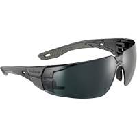 Lunettes de s&eacute;curit&eacute; RUSH+ 2.0 avec monture noire et grise, M/G, Lentille Gris/5,0, Antibu&eacute;e/Anti-&eacute;gratignures, ANSI Z87+ Advanced Consulting and Training Ltd.
