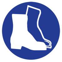 Right to Know Pictogram Labels -Boots, Vinyl, Sheet, 1" L x 1-1/8" W Advanced Consulting and Training Ltd.