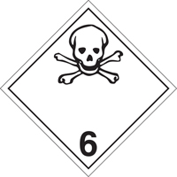 Toxic Materials TDG Placard, Aluminum Advanced Consulting and Training Ltd.