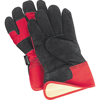 Gants d'ajusteur doubl&eacute;s pour l'hiver &agrave; chaleur sup&eacute;rieure, Grand, Paume en Cuir de vache refendu, Doublure en Thinsulate Advanced Consulting and Training Ltd.