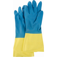 Gants deux tons NS53, Taille Moyen/8, 13" lo, N&eacute;opr&egrave;ne/Latex de caoutchouc, Doublure en Ouat&eacute;e, 28 mils Advanced Consulting and Training Ltd.