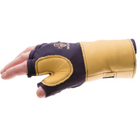Premium Impact & Repetitive Strain Protective Left-Hand Glove, Size X-Small, Grain Leather Palm Advanced Consulting and Training Ltd.