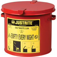 Contenants pour d&eacute;chets huileux, Homologu&eacute; FM/List&eacute; UL, 2 gal. US, Rouge Advanced Consulting and Training Ltd.