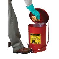 Contenants pour d&eacute;chets huileux, Homologu&eacute; FM/List&eacute; UL, 21 gal. US, Rouge Advanced Consulting and Training Ltd.