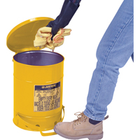 Contenants pour d&eacute;chets huileux, Homologu&eacute; FM/List&eacute; UL, 14 gal. US, Jaune Advanced Consulting and Training Ltd.